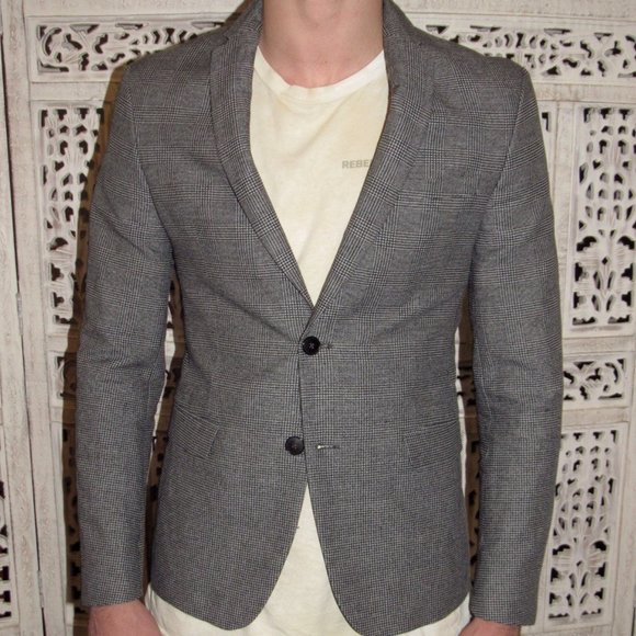 ZARA MEN NICE BLAZER SZ 48 OR US 38 S / M - Picture 4 of 12